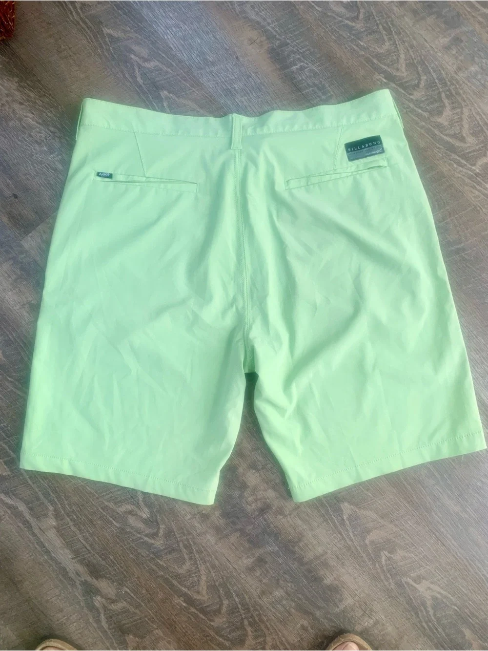 Billabong Light Green Platinum Stretch Hybrid Shorts